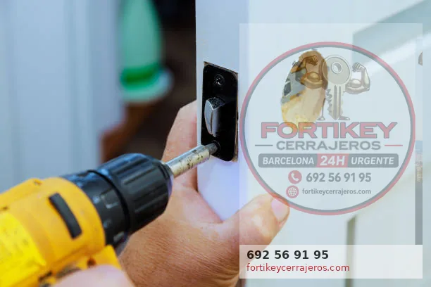 Trabajo de cerrajería a domicilio en Barcelona